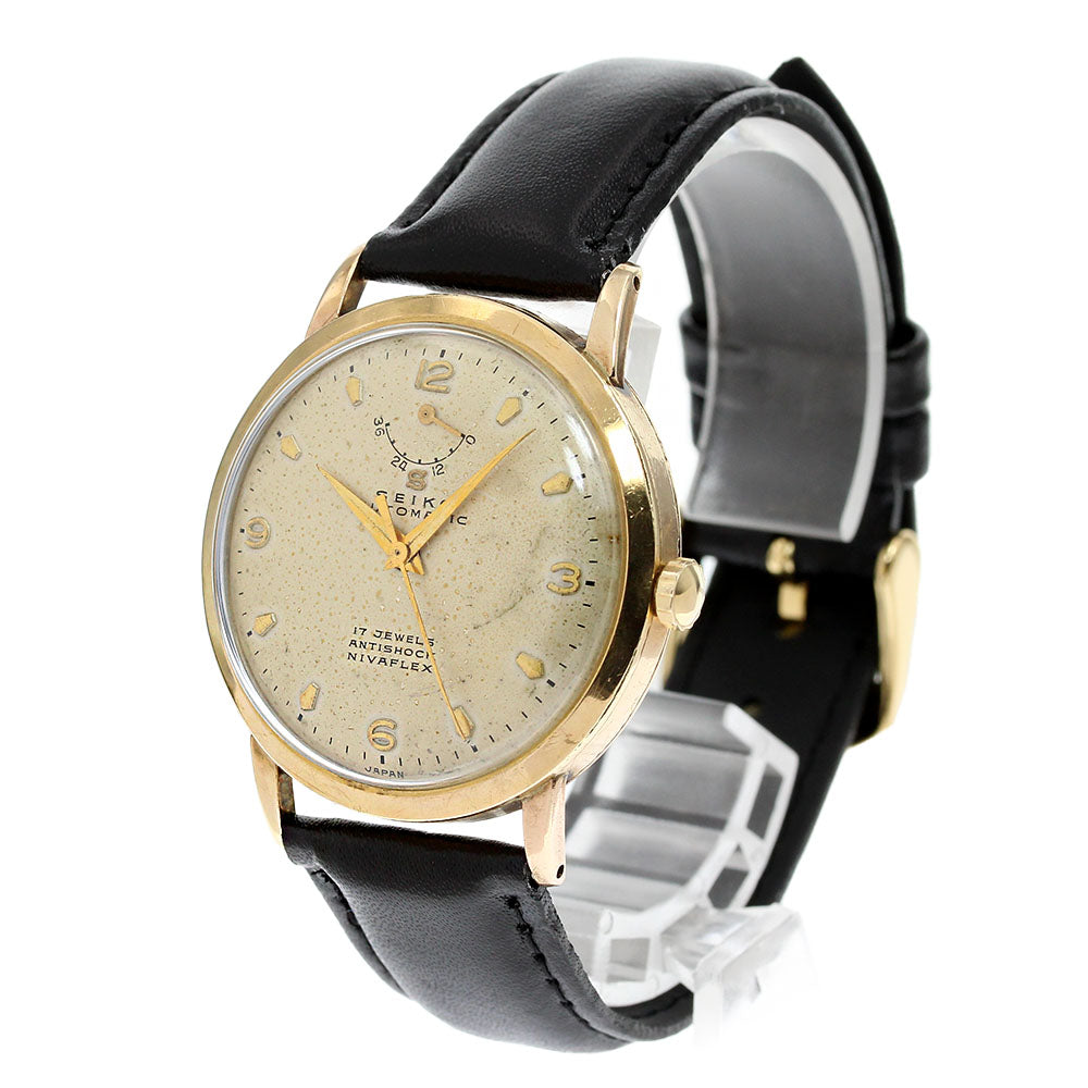 SEIKO indicator 14015 Power reserve Silver Dial Automatic Men's Watch_807782