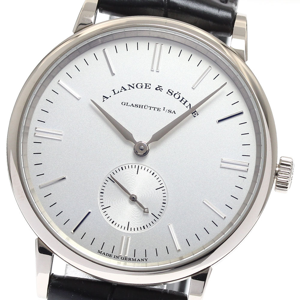 A.LANGE＆SOHNE Saxonia 219.026 K18WG Silver Dial Hand Winding Men's Watch_808084