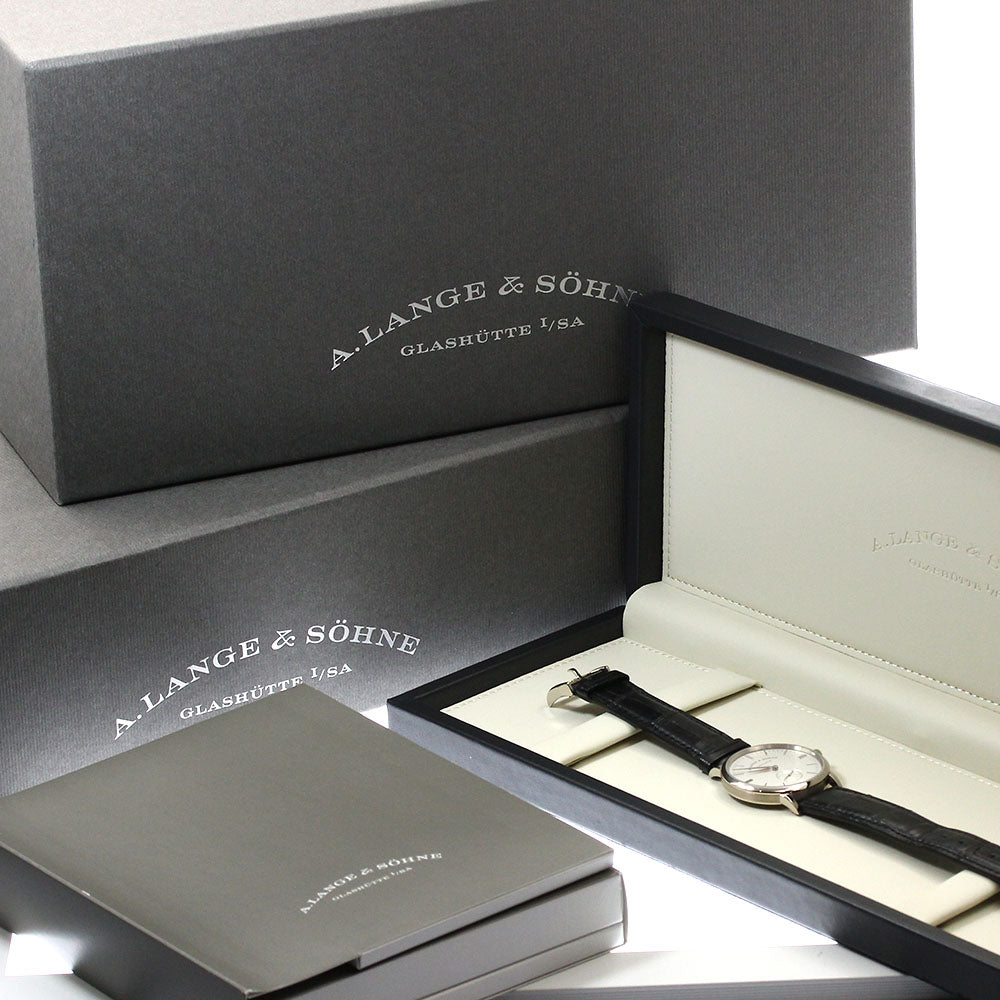A.LANGE＆SOHNE Saxonia 219.026 K18WG Silver Dial Hand Winding Men's Watch_808084