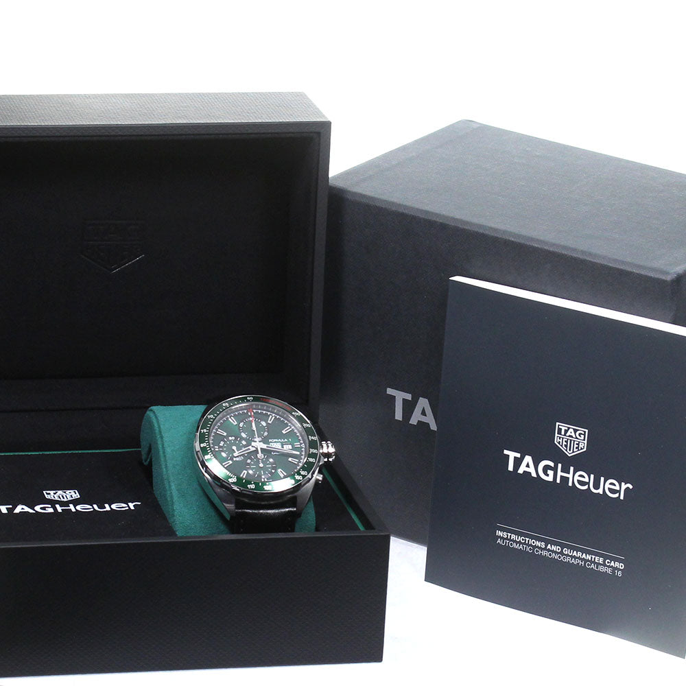 TAG HEUER Formula 1 CAZ2016  Caliber 16 green Dial AT Men's Watch_808154