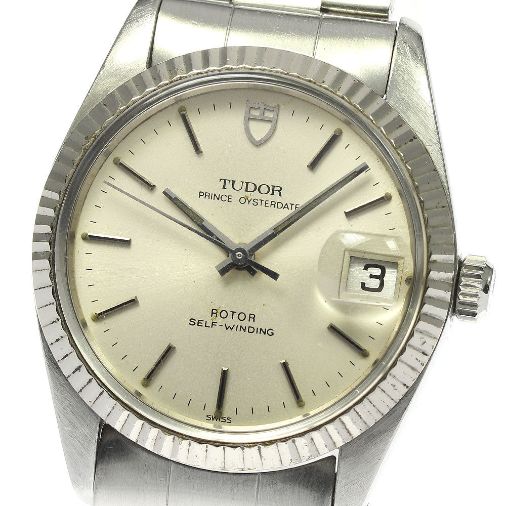 TUDOR Prince Oyster Date 74000 cal.2824-1 Silver Dial Automatic Men's Watch_808665