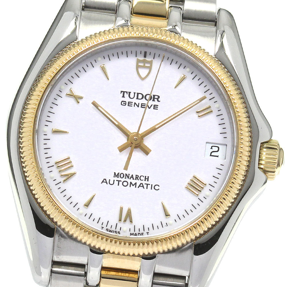 TUDOR Monarch 38733 Date white Dial Automatic Men's Watch_808667