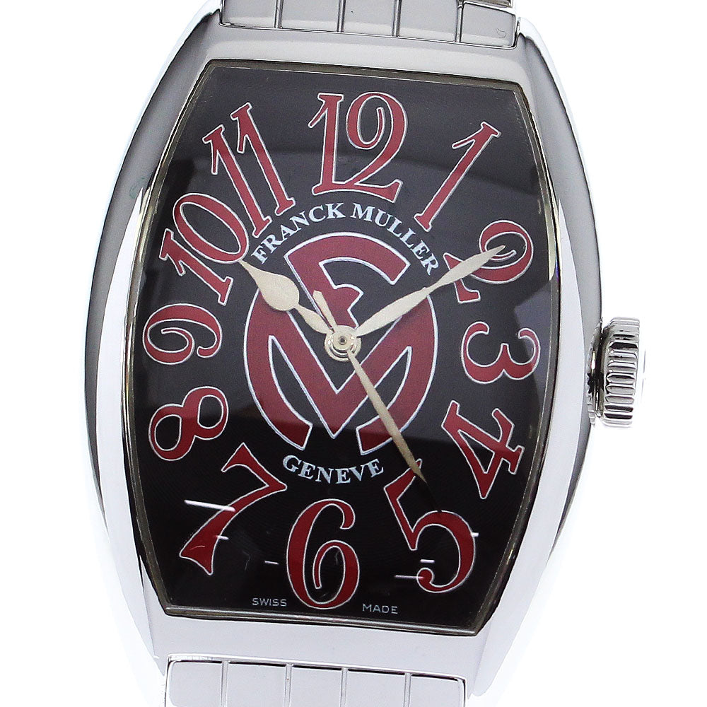 FRANCK MULLER Tonneau Curvex 5850SCRELFM black Dial Automatic Men's Watch_808680