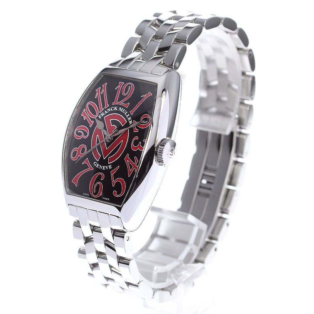 FRANCK MULLER Tonneau Curvex 5850SCRELFM black Dial Automatic Men's Watch_808680