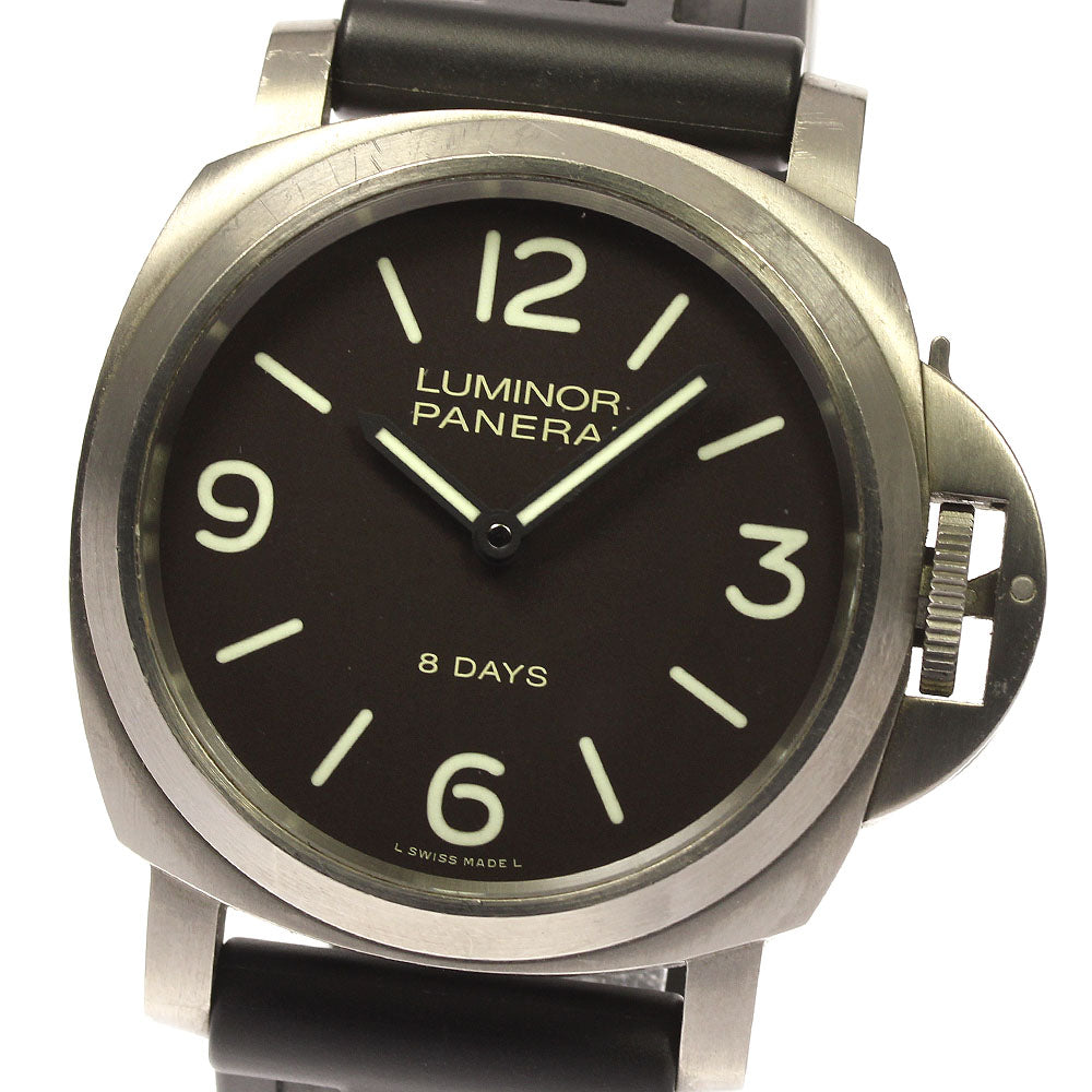 PANERAI Luminor base PAM00562 8 days Dark Hand Winding Men's Watch_808694