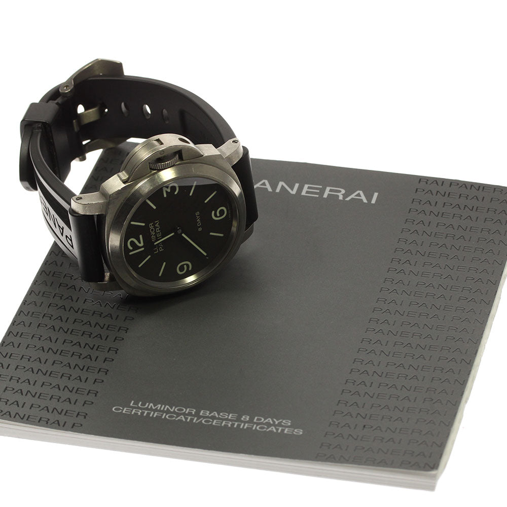PANERAI Luminor base PAM00562 8 days Dark Hand Winding Men's Watch_808694