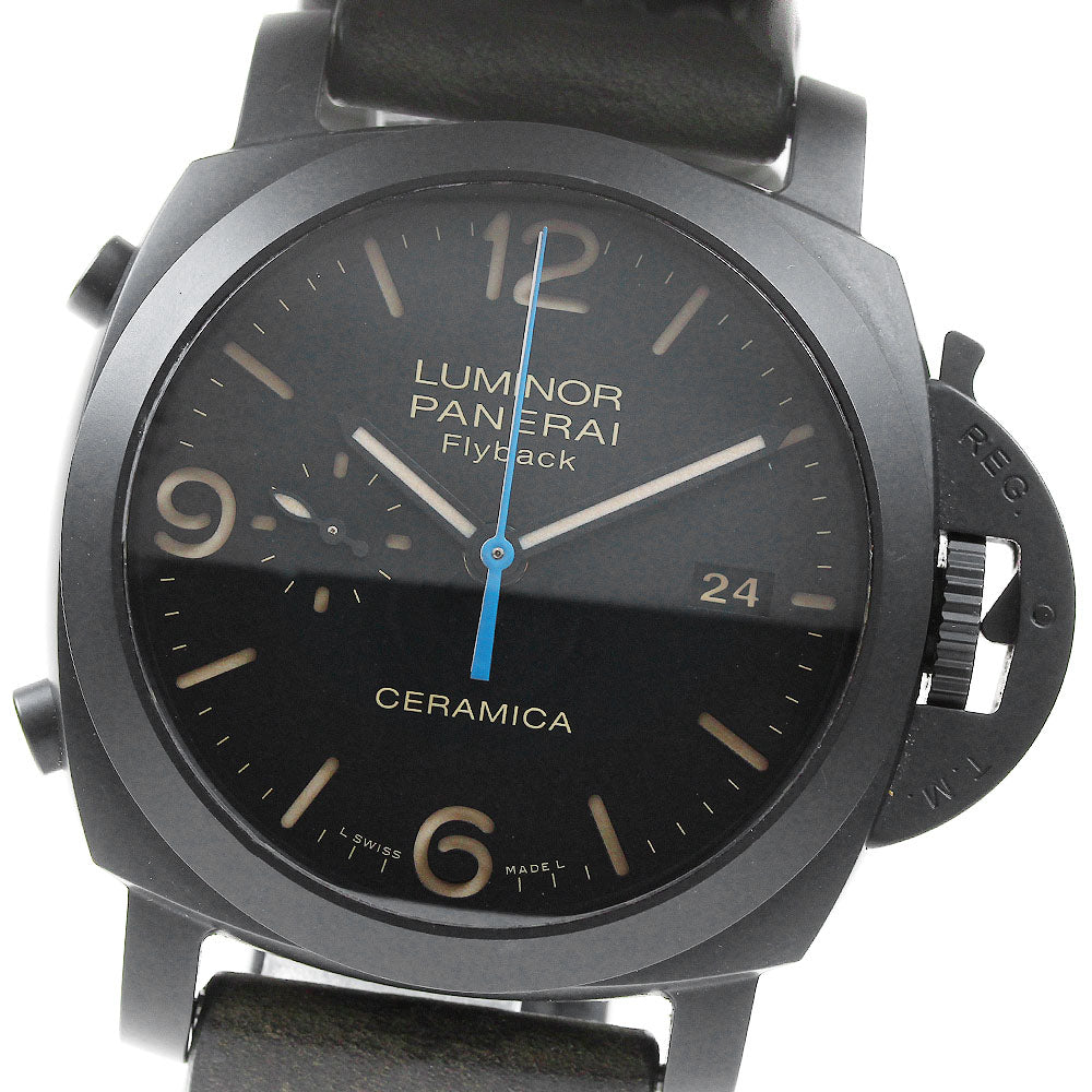 PANERAI Luminor 1950 Chrono Flyback PAM00580 black Dial Automatic Men's_808701
