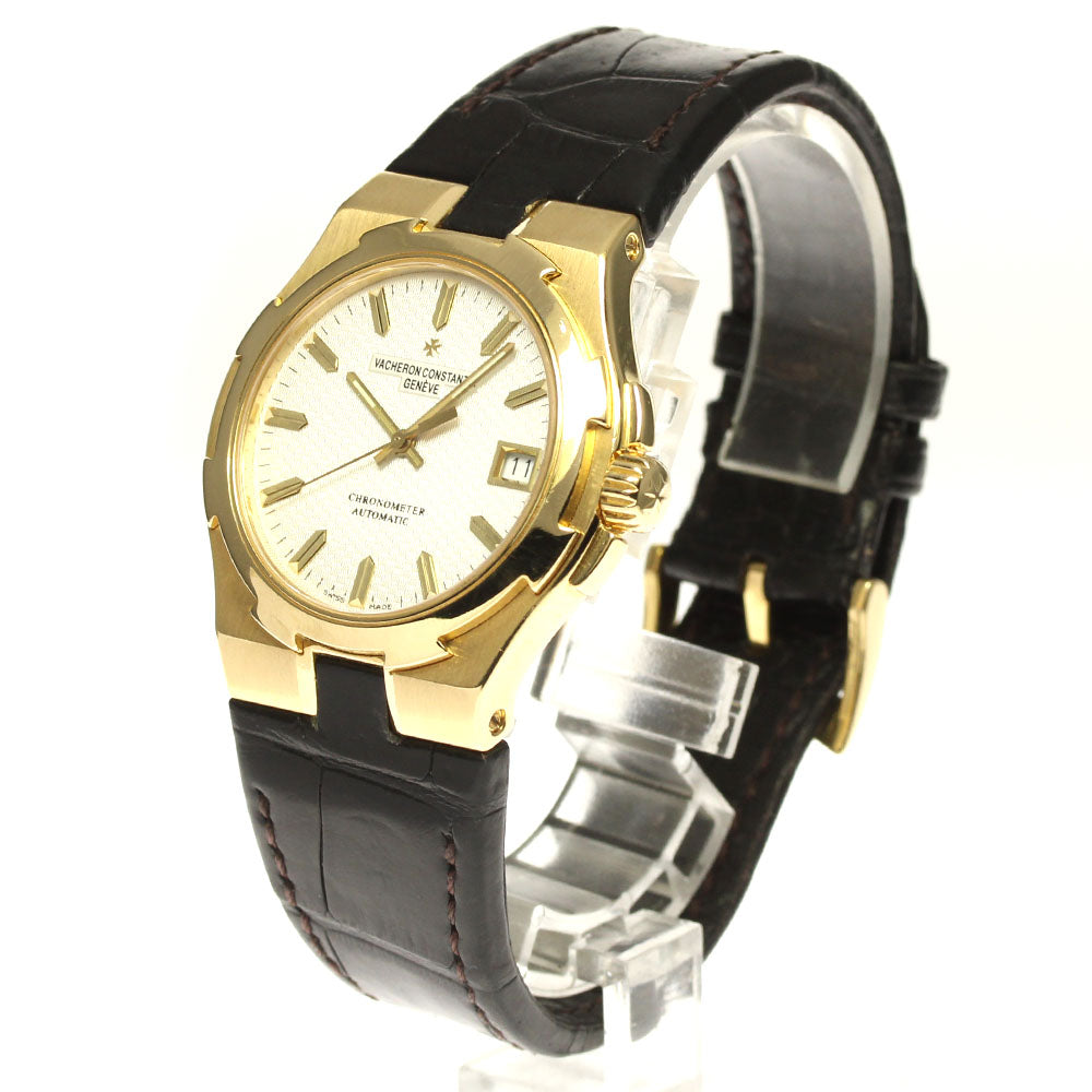VACHERON CONSTANTIN Overseas 42040 18K Yellow Gold Silver Dial Automatic Men's Watch_808720