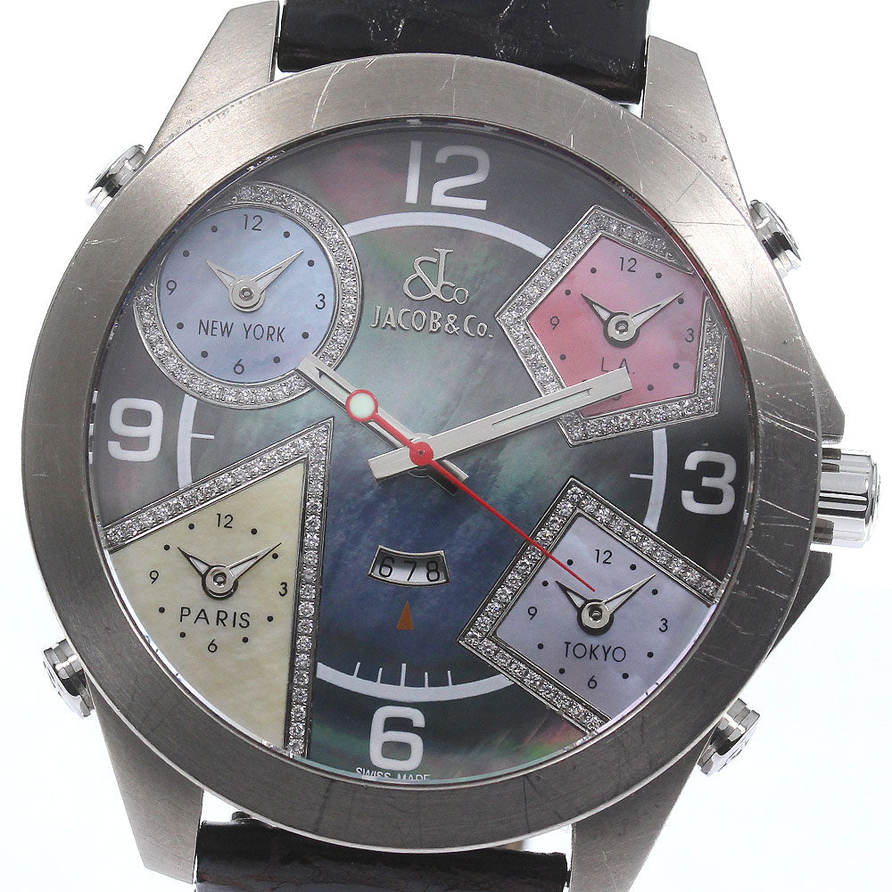 JACOB&CO 5 time zone shell Dial Automatic Men's Watch_809094