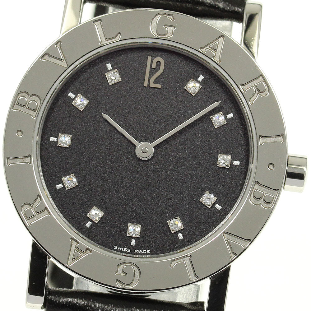 BVLGARI BVLGARIBVLGARI BB30SLD Date black Dial Quartz Boy's Watch_809408