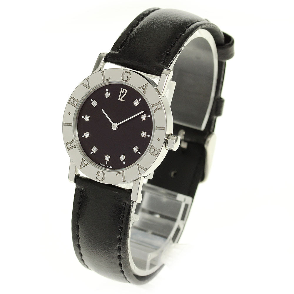 BVLGARI BVLGARIBVLGARI BB30SLD Date black Dial Quartz Boy's Watch_809408