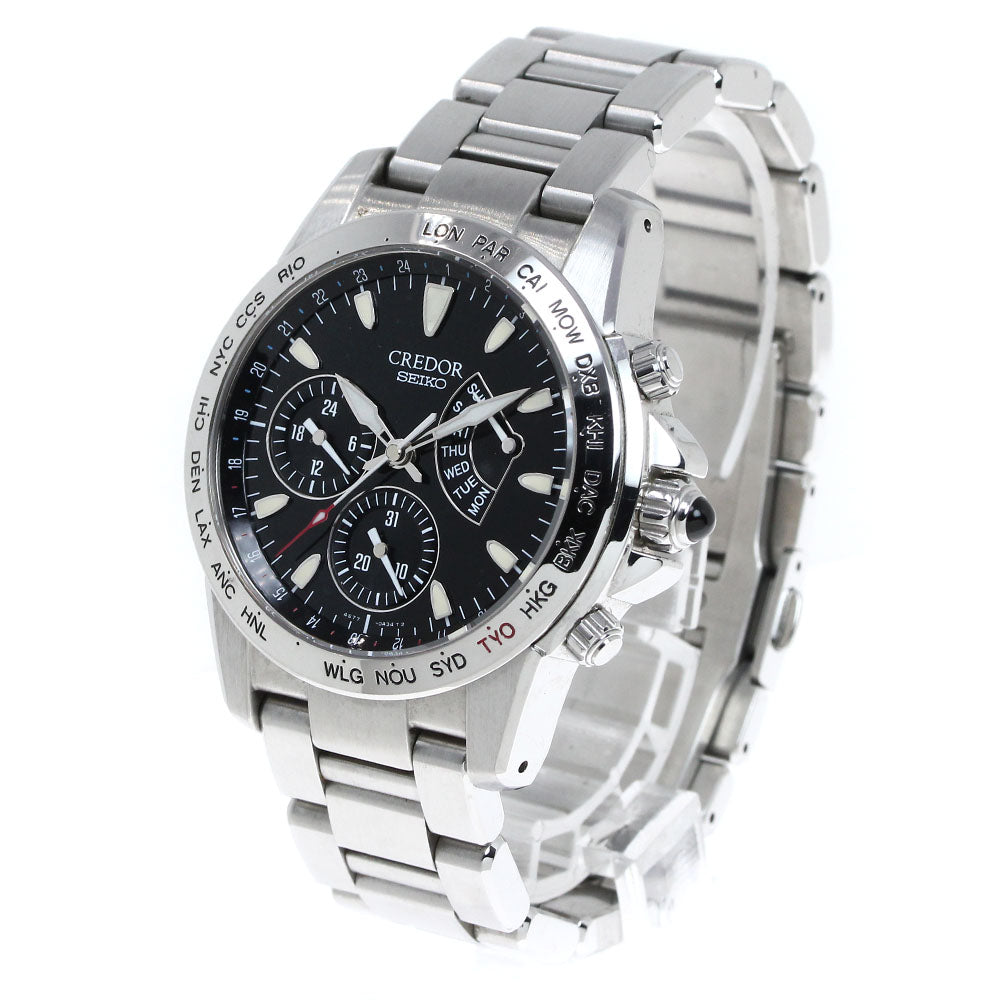 SEIKO CREDOR Phoenix World Time GCBG987/4S77-0A40 Tetsuya Kumakawa Men's_810036