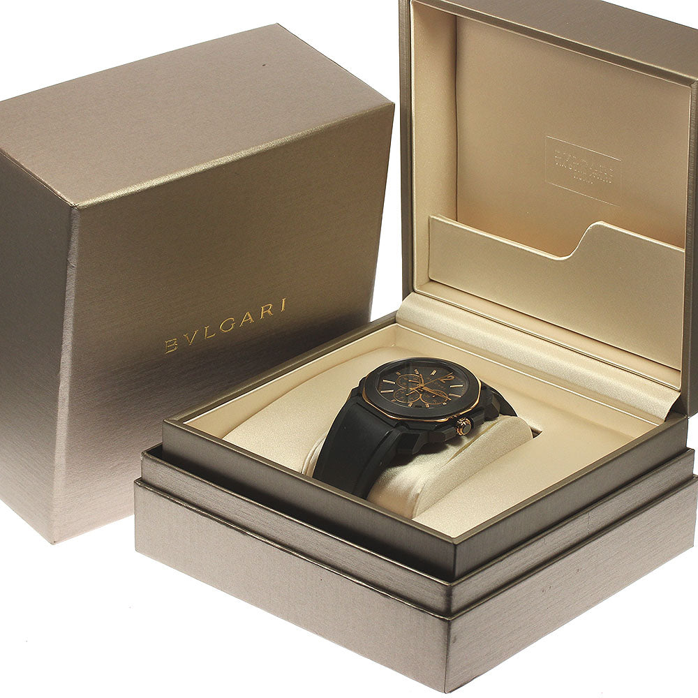 BVLGARI Octo Originale Ultra Nero BGOP41SGCH Chronograph Automatic Men's_810083