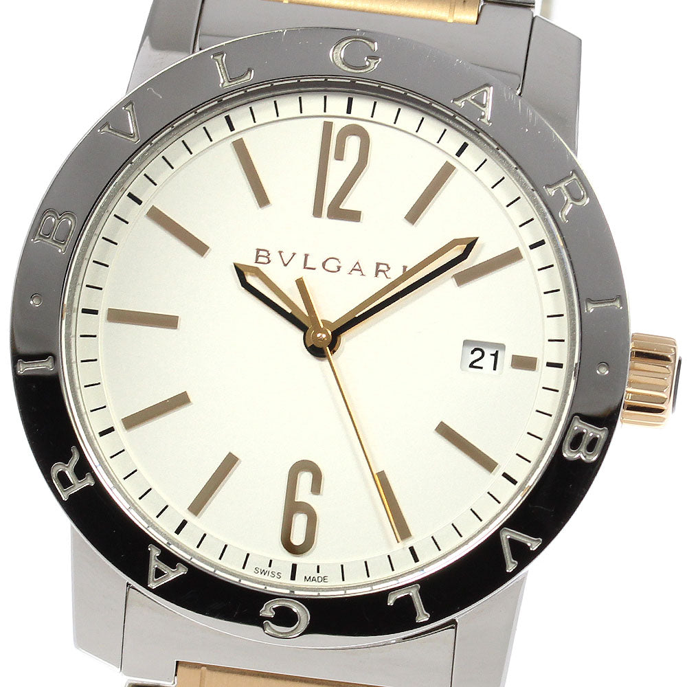 BVLGARI BVLGARIBVLGARI BB39S Date Silver Dial Automatic Men's Watch_810087