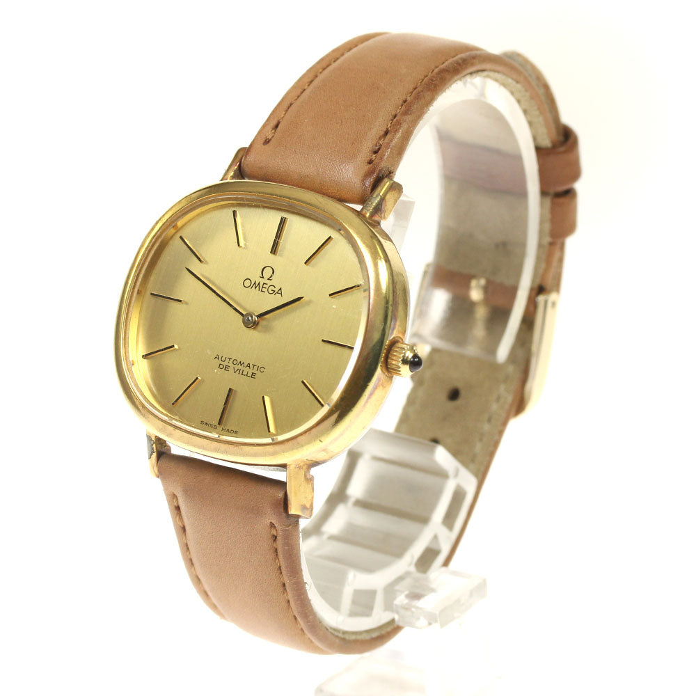OMEGA De Ville MD151.777 Square cal.684 vintage gold Dial Automatic Men's Watch_810138
