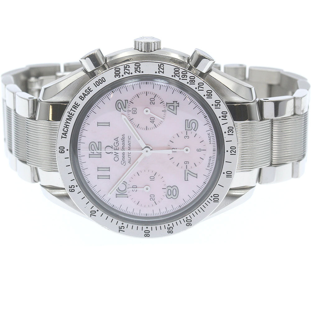 OMEGA Speedmaster 3502.78 Chronograph Pink shell Dial Automatic Ladies Watch_810192