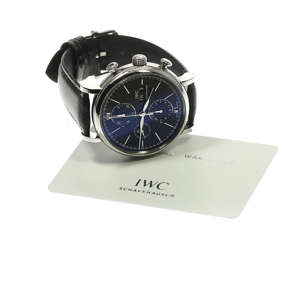 IWC SCHAFFHAUSEN Portofino IW391008 Chronograph day date AT Men's Watch_810205