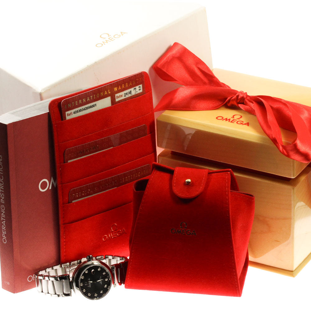 OMEGA De Ville Ladymatic 425.30.34.20.56.001 11P diamond Automatic Ladies_810209