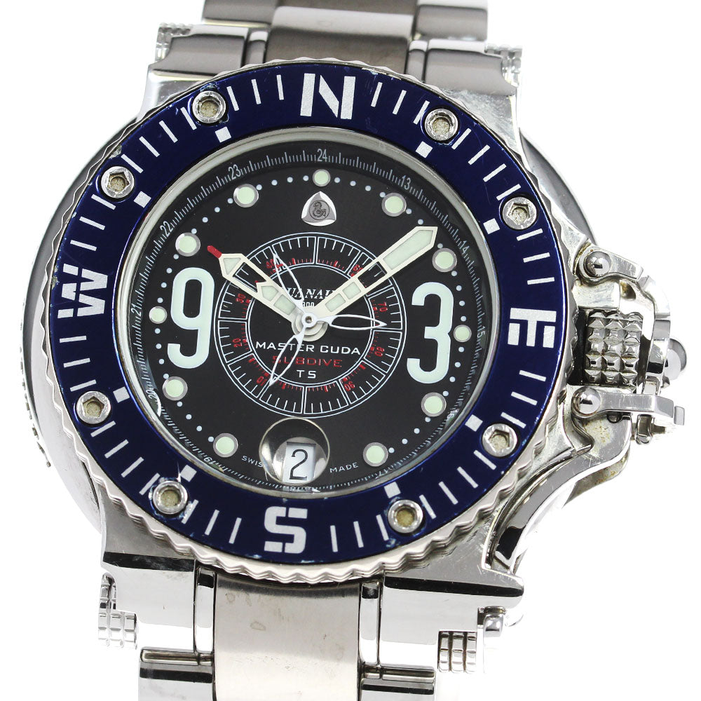 AQUANAUTIC Master Cuda Date black Dial Automatic Men's Watch_810214