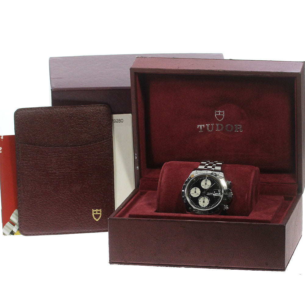 TUDOR Prince Date Chrono Time Tiger 79280 black Dial Automatic Men's Watch_810426