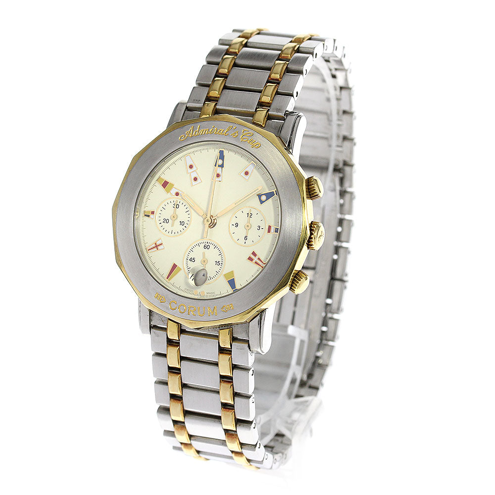 CORUM Admirals cup Chronograph Date beige Dial Quartz Men's Watch_810442