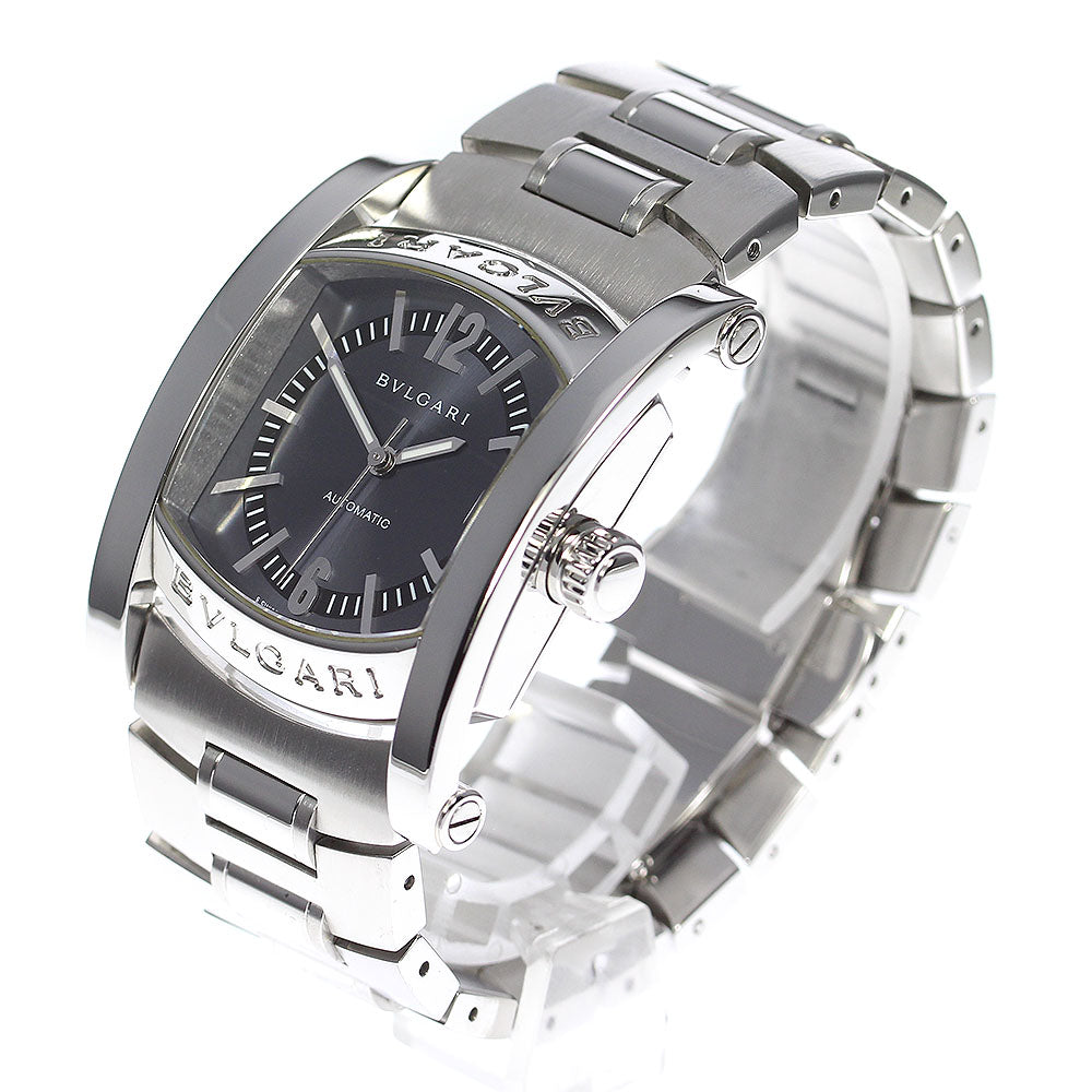 BVLGARI Assioma AA44S Date Navy Dial Automatic Men's Watch_810452