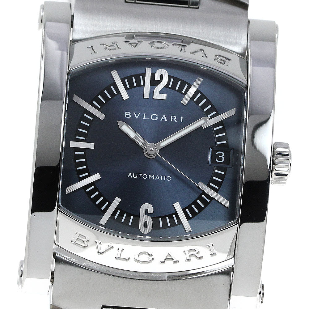 BVLGARI Assioma AA44S Date Navy Dial Automatic Men's Watch_810473