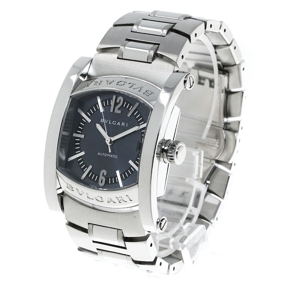 BVLGARI Assioma AA44S Date Navy Dial Automatic Men's Watch_810473