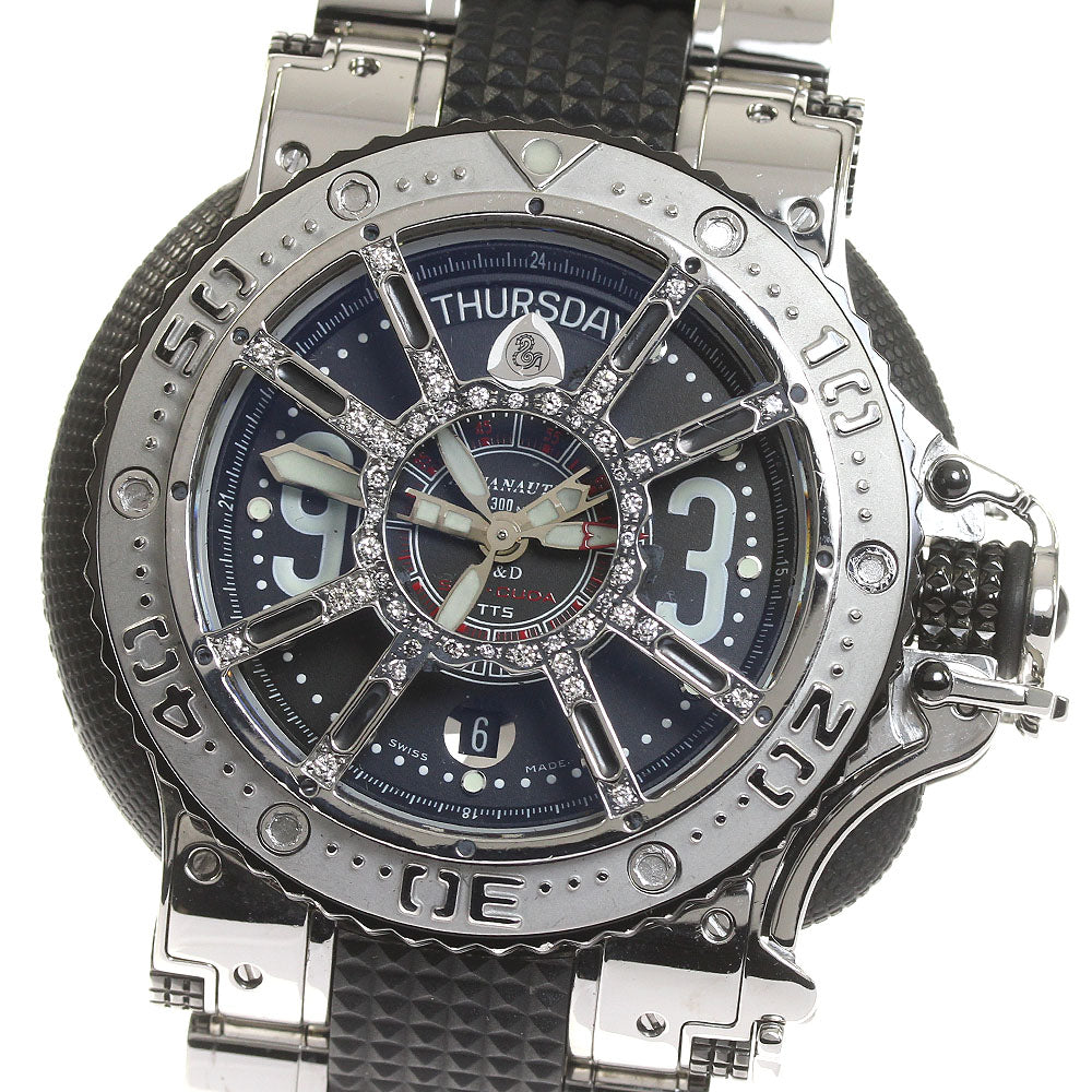 AQUANAUTIC Sub Commander Date diamond black Dial Automatic Men's Watch_810681