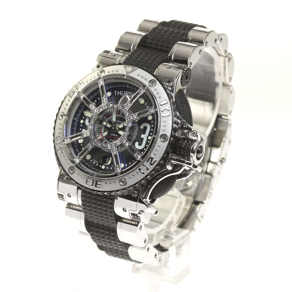AQUANAUTIC Sub Commander Date diamond black Dial Automatic Men's Watch_810681