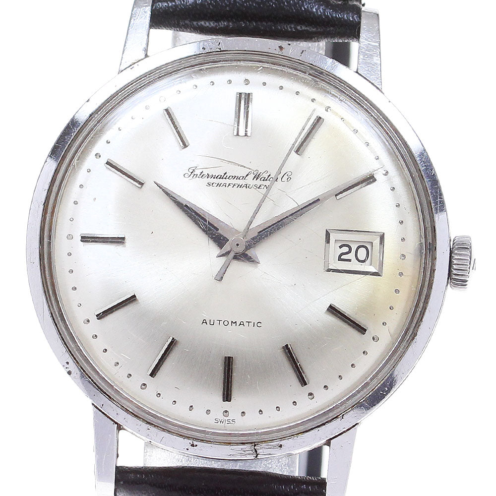 IWC SCHAFFHAUSEN Cal.8541 Date Silver Dial Automatic Men's Watch_810708