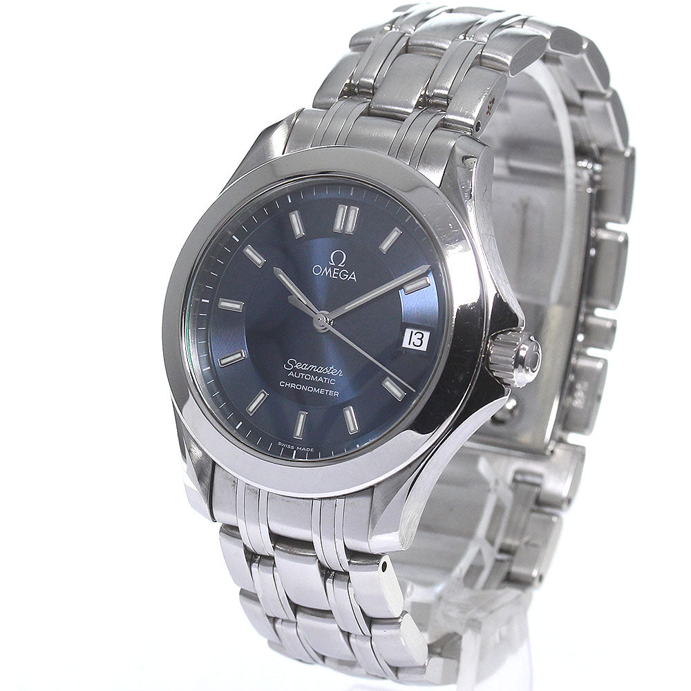 OMEGA Seamaster120 2501.81 Date Navy Dial Automatic Men's Watch_810721