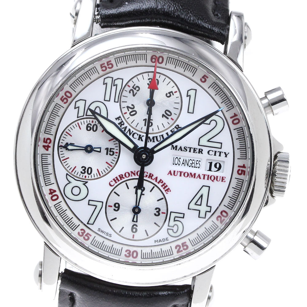 FRANCK MULLER Master City 7000MCY Chronograph White Dial Automatic Men's_810733