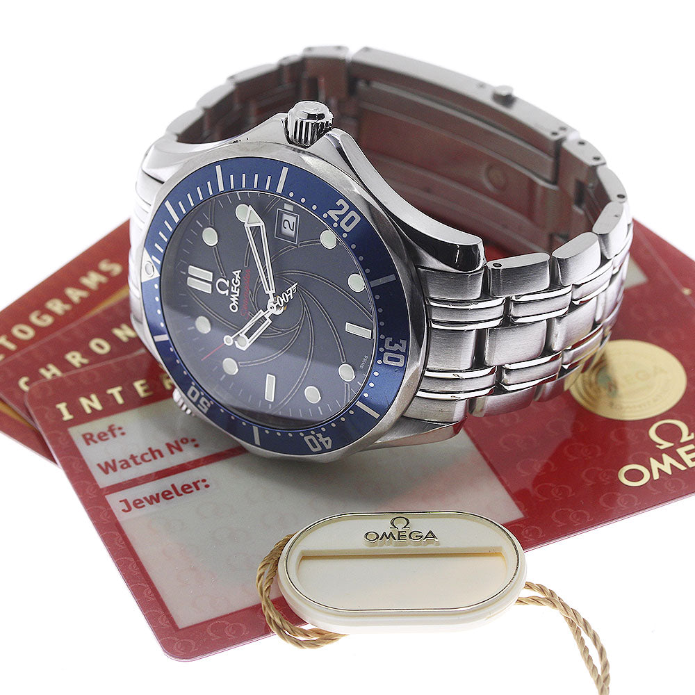 OMEGA Seamaster300 007 James Bond 2226.80 Navy Dial Automatic Men's Watch_810913