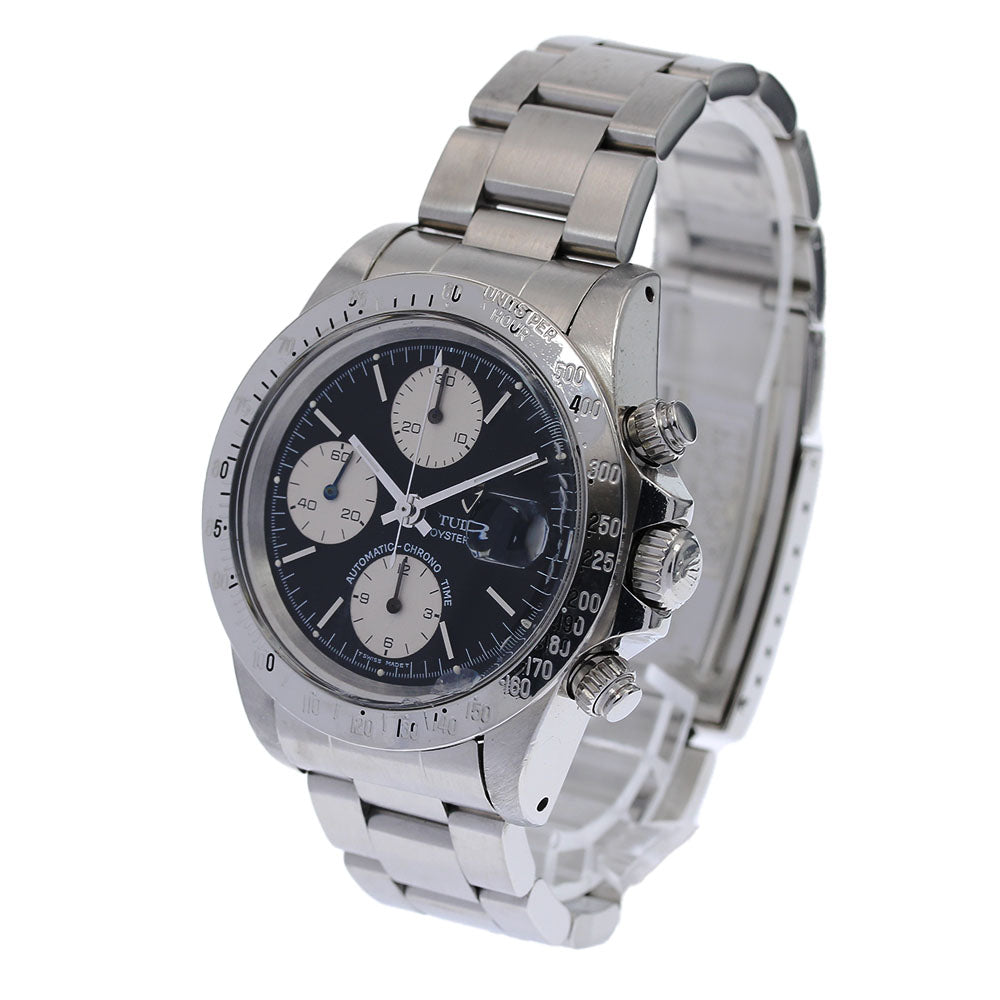 TUDOR Oyster Date Chronotime 79180 cal.7750 Black Dial AT Men's Watch_811067
