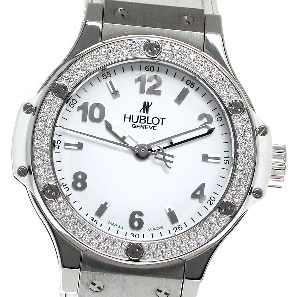 HUBLOT big Bang 361.SE.2010.RW.1104 Diamond Bezel white Dial Quartz Ladies Watch_811123