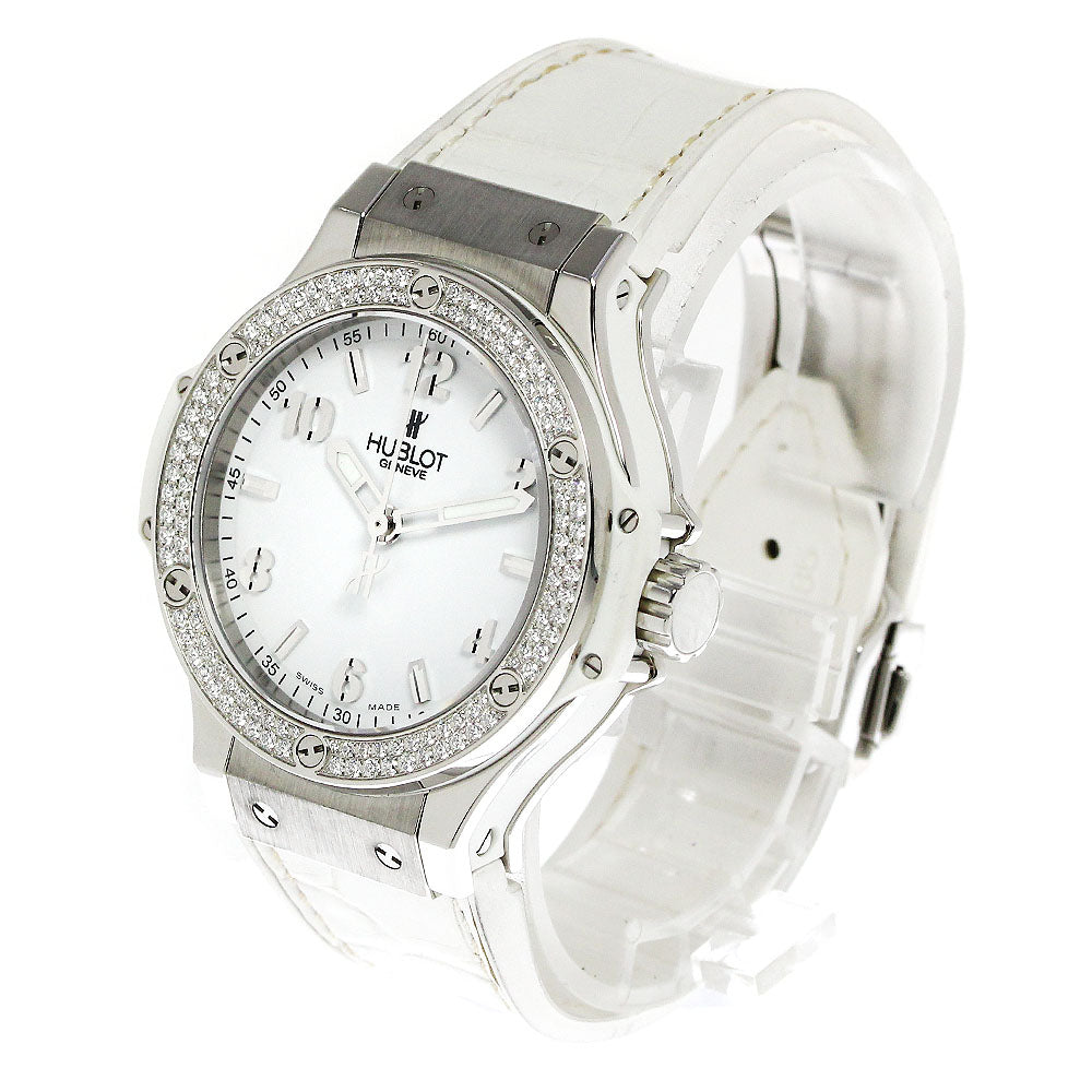 HUBLOT big Bang 361.SE.2010.RW.1104 Diamond Bezel white Dial Quartz Ladies Watch_811123