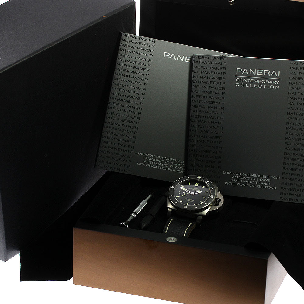 PANERAI Luminor 1950 Submersible Amagnetic 3Days Titanio PAM00389 AT_811240