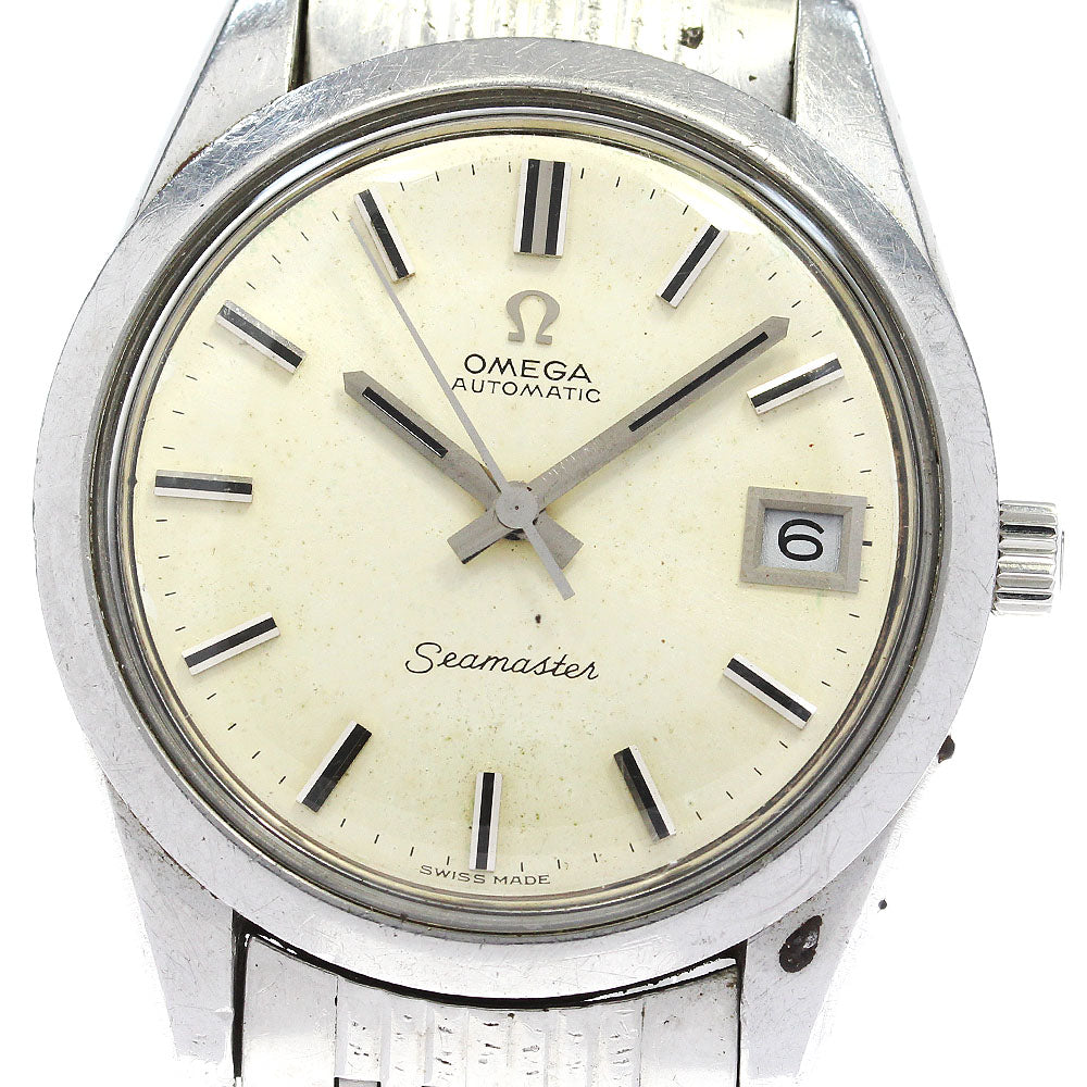 OMEGA Seamaster 168.0061 cal.1012 date Silver Dial Automatic Men's Watch_811328