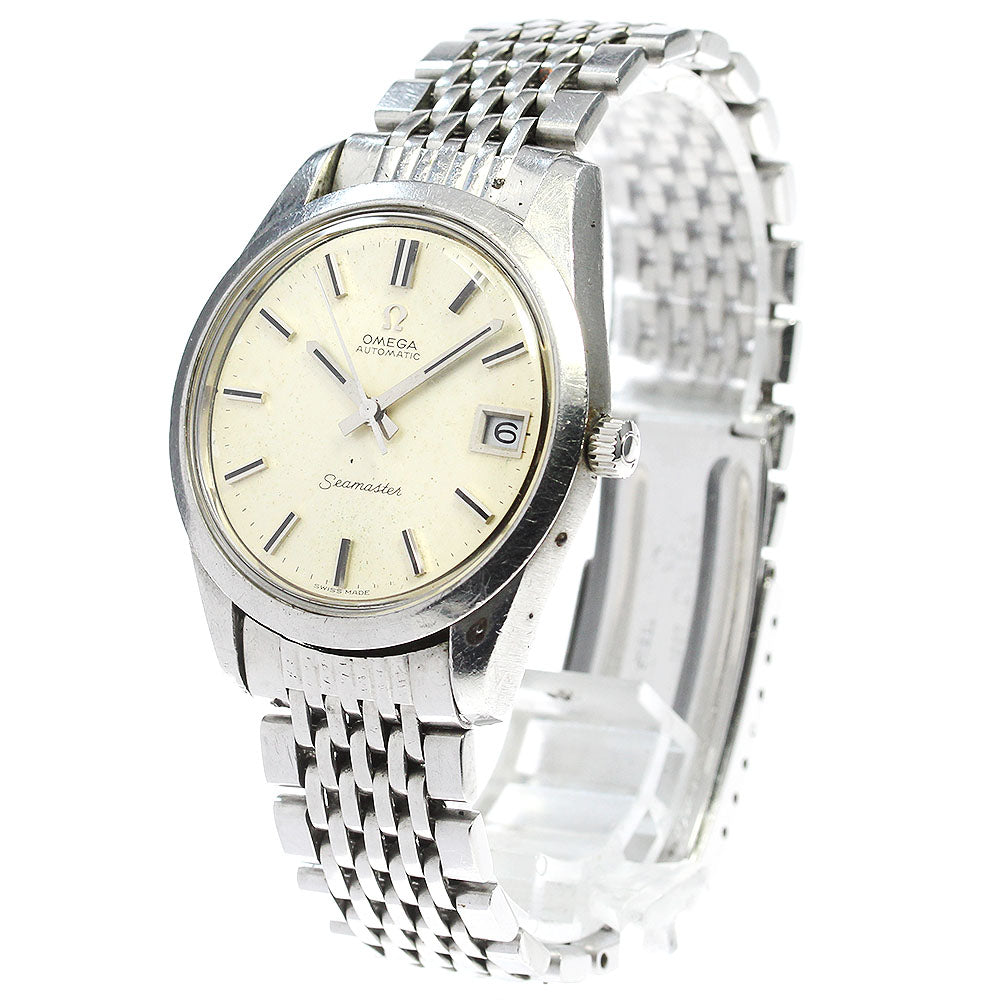 OMEGA Seamaster 168.0061 cal.1012 date Silver Dial Automatic Men's Watch_811328
