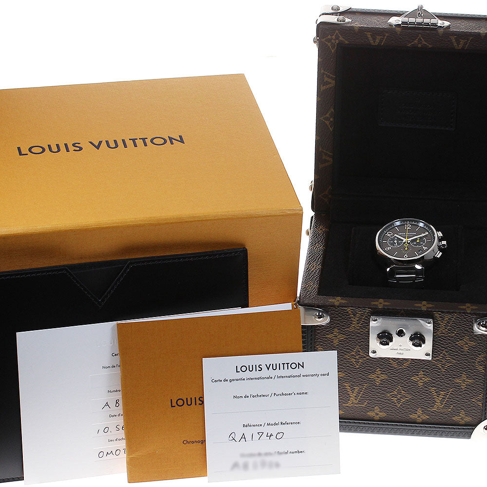 LOUIS VUITTON Tambour Twenty QA1740 Chronograph Automatic Men's Watch_811337