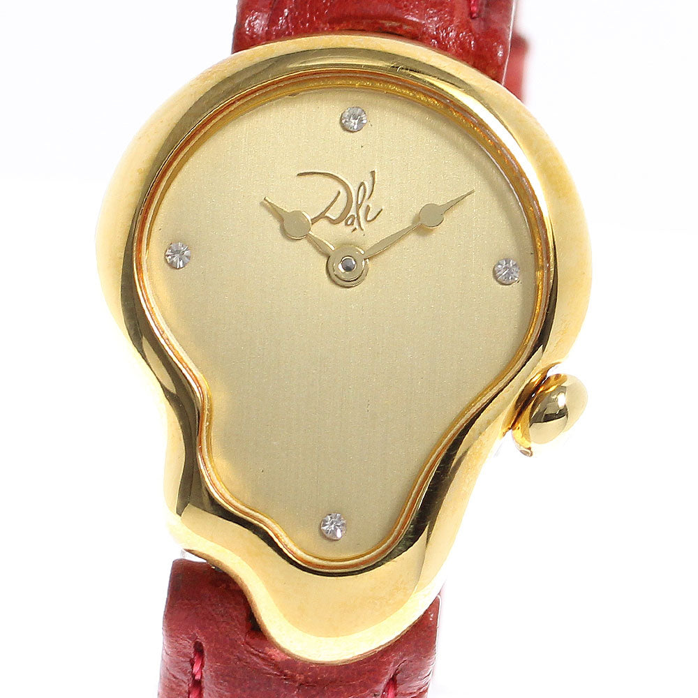 SALVADOR DALI soft watch gold Dial Quartz Ladies Watch_811340