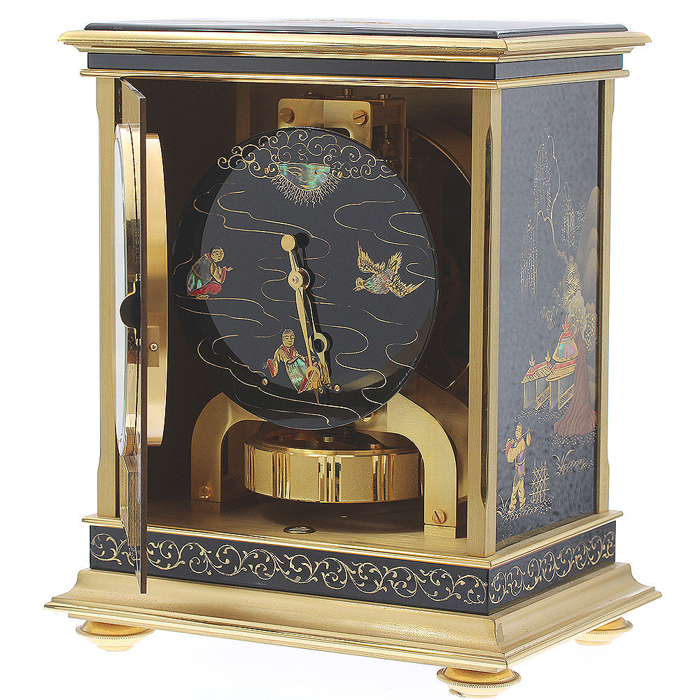 JAEGER-LECOULTRE Atmos Chinoiserie Air Clock black Dial air Men's Table clock_811691