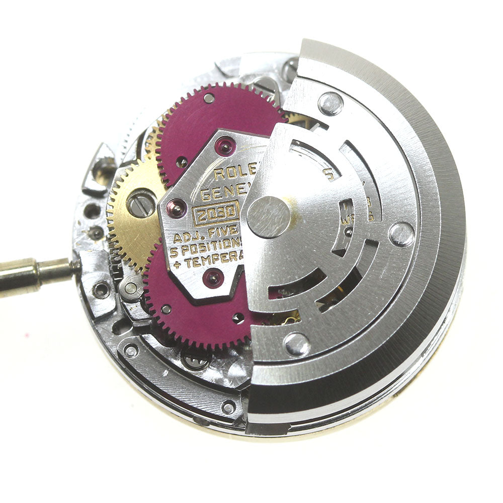 ROLEX After-diamond cal.2030 movement Diamond/Red Dial Automatic Ladies Watch_811703