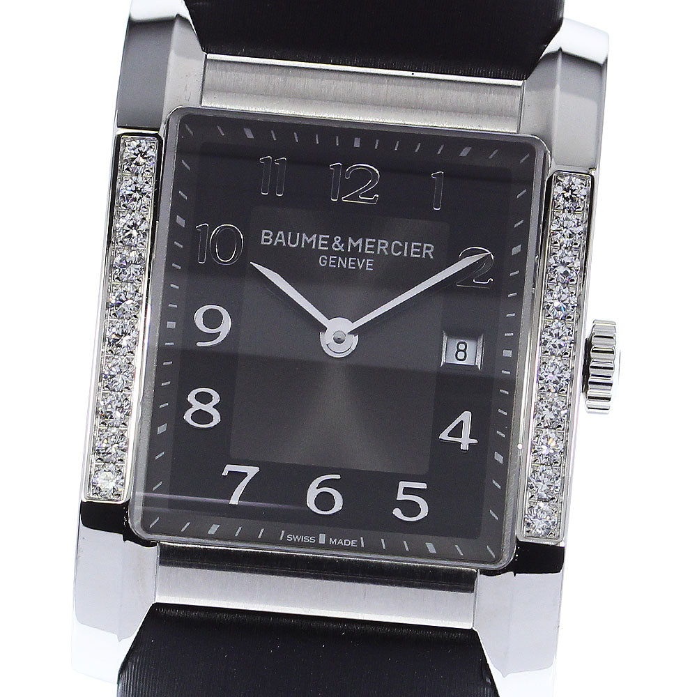 Baume & Mercier Hampton 65694 Diamond bezel Date Quartz Boy's Watch_811725