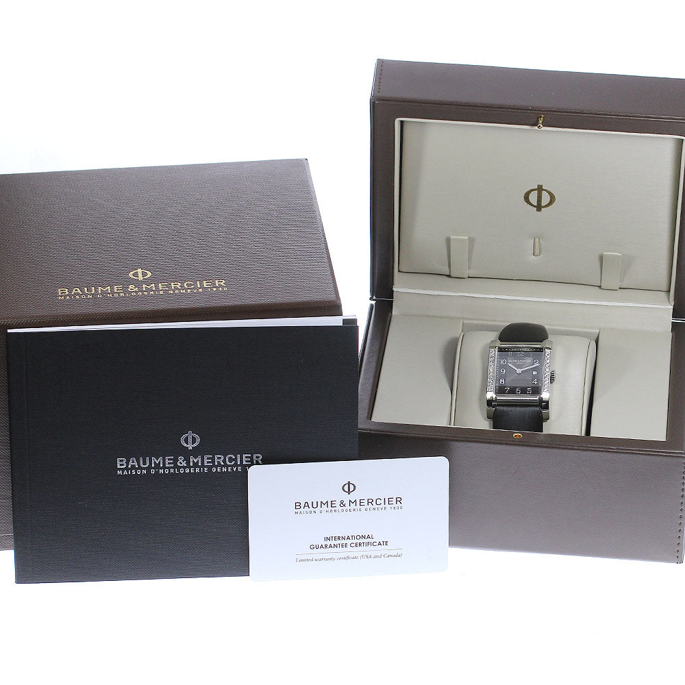 Baume & Mercier Hampton 65694 Diamond bezel Date Quartz Boy's Watch_811725