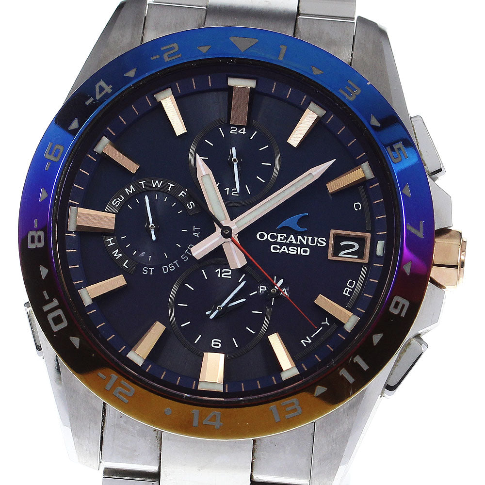 CASIO Oceanus 15th Anniversary OCW-T3000C-2AJF Solar Powered Radio Men's_811752