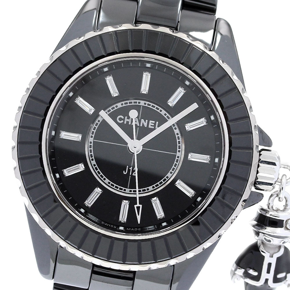 CHANEL J12 Mademoiselle Acte II H6479 K18WG Limited to 555 Quartz Ladies_811779