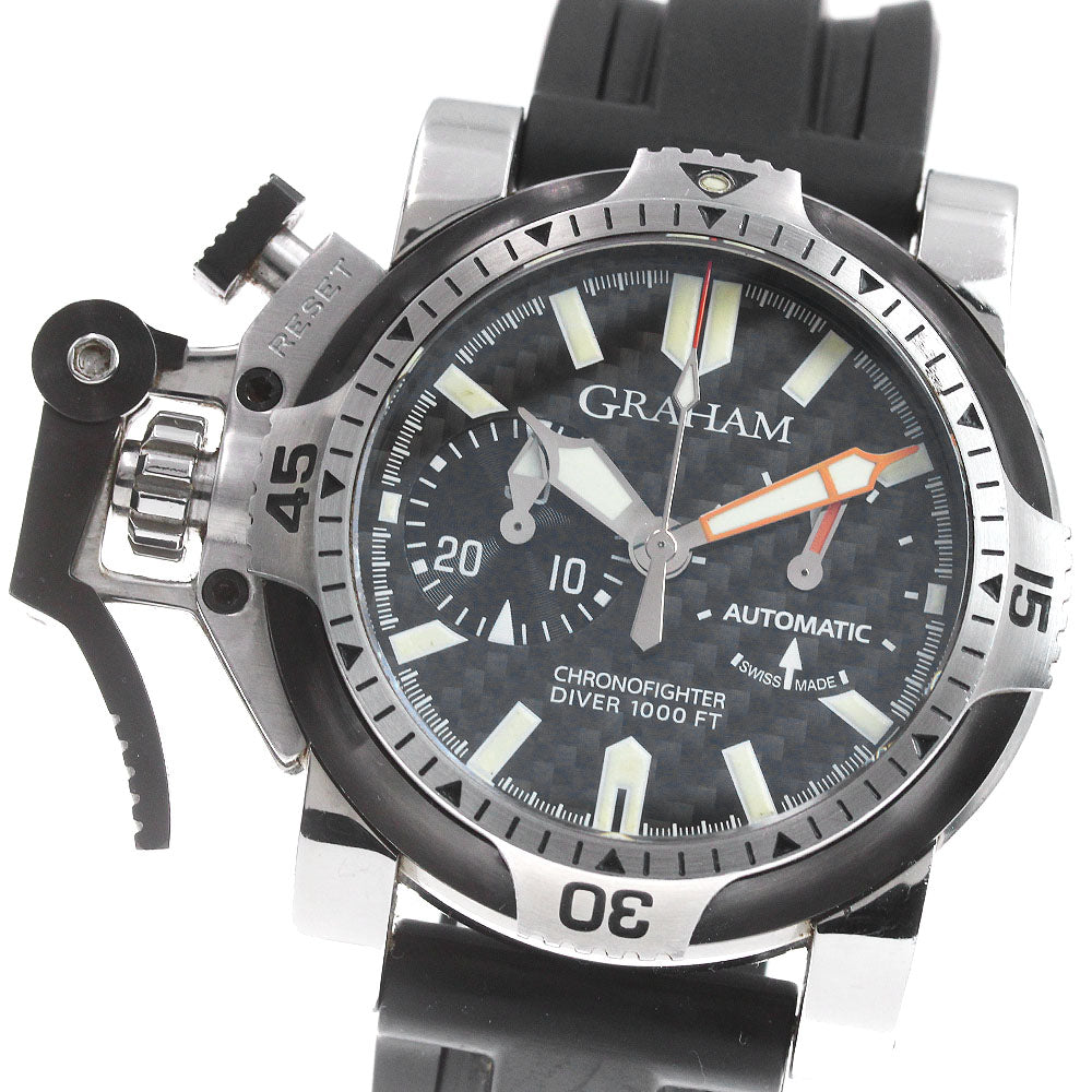GRAHAM Chronofighter Oversize Diver Techseal 2OVDIVAS.B03A.K10B Chronograph black Dial Automatic Men's Watch_811781