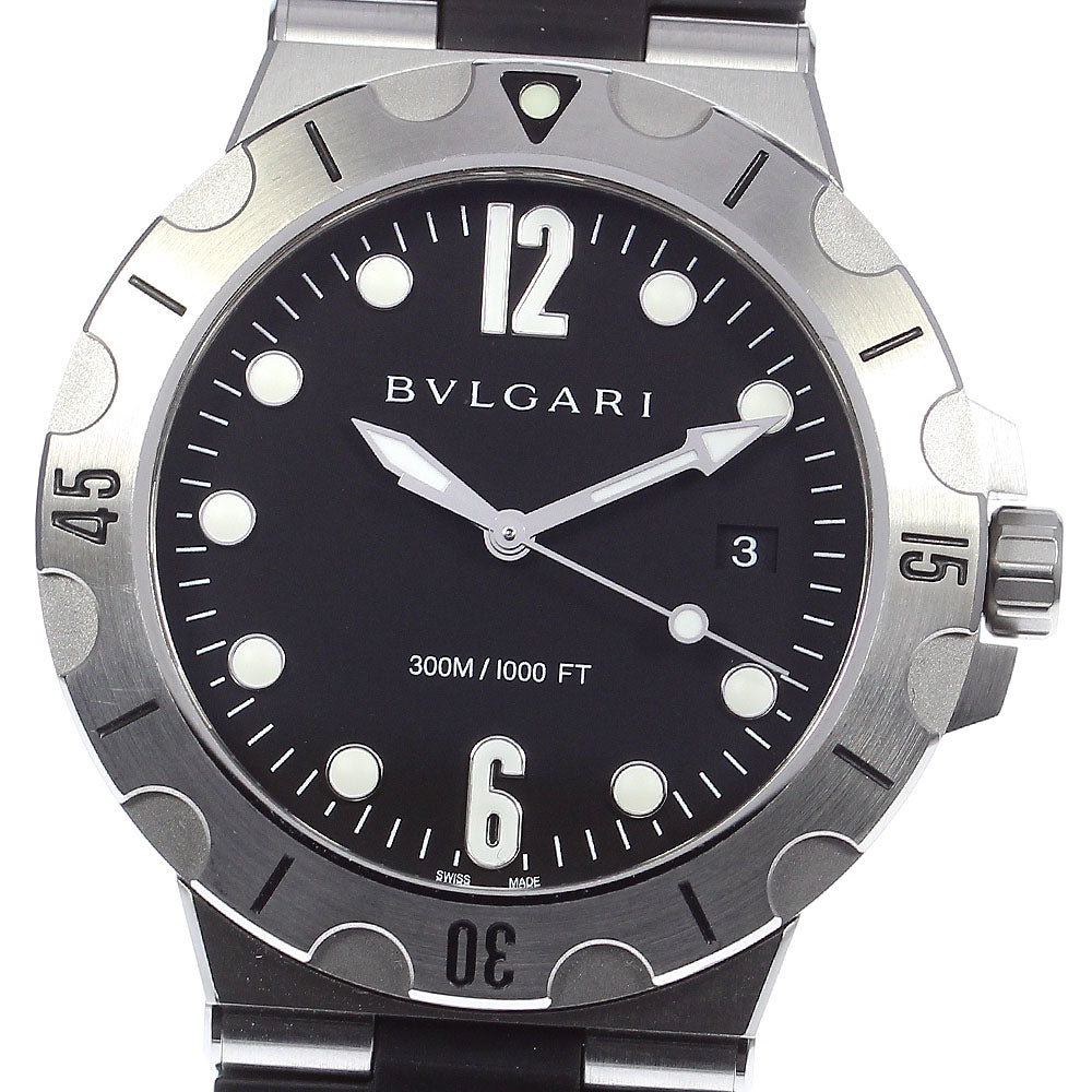 BVLGARI Diagono DP41SSD Date black Dial Automatic Men's Watch_811834